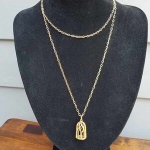 J. Crew Birdcage Pendant